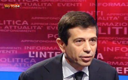 Lupi a Sky TG24: "Renzi vuole la crisi? Lo dica chiaramente"