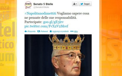 M5S, pronta la richiesta di impeachment contro Napolitano