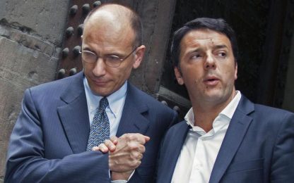 Renzi: "A Letta oneri e onori". Alfano: "No a governicchio"