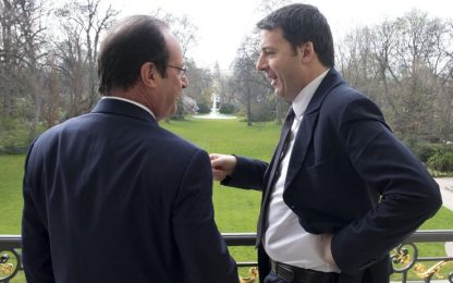 Renzi, al via il tour europeo. A Parigi per vedere Hollande