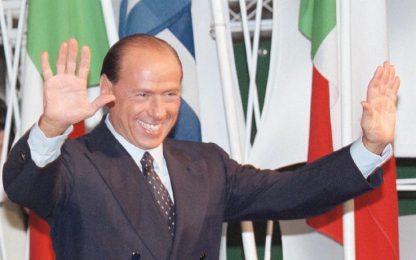 Vent'anni fa la prima vittoria di Silvio Berlusconi