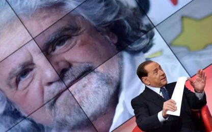 Berlusconi: "Grillo assassino". La risposta: "Un pover’uomo"