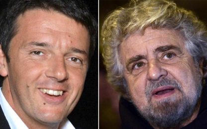 Botta e risposta Renzi-Grillo. Guarda il video