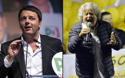 Europee, Renzi-Grillo, ultime scintille prima del voto