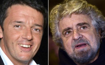 Riforme, scontro Renzi-Grillo. Grasso: "Io imparziale"