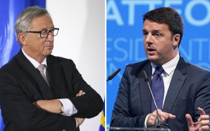 Juncker: "Renzi non vilipenda commissione Ue"
