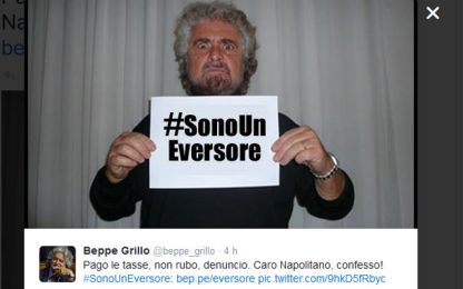 Grillo a Napolitano: "Mentre Italia affondava lei dov'era?"
