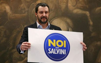 Matteo Salvini presenta la sua nuova Lega per il Centro-Sud