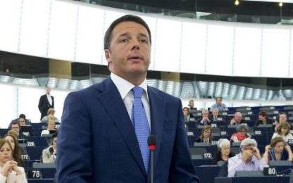 Ue, Renzi: "L'Europa cambi marcia o sarà fanalino di coda"