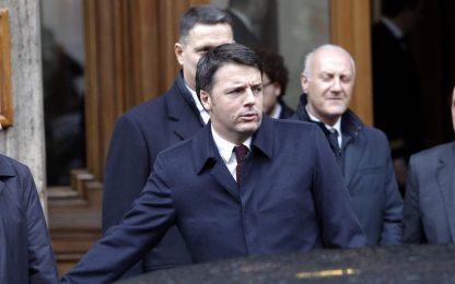Colle, Renzi al Pd: "Scheda bianca alle prime tre votazioni"