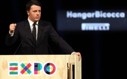 Expo, Renzi: "Il 2015 sarà anno felix, torniamo a correre"
