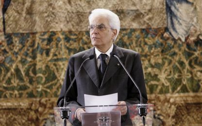 25 aprile, Mattarella: “Costituzione non resti in una teca”