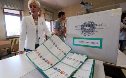 Regionali, crolla l’affluenza: alle urne un elettore su due
