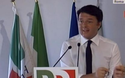 Renzi: a settembre "masterplan" per il Sud con proposte concrete