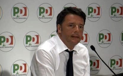Direzione Pd, Renzi: "inedito" se Grasso riapre su art. 2