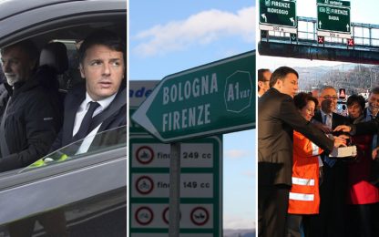 Renzi inaugura la Variante di Valico: "L’Italia riparte"