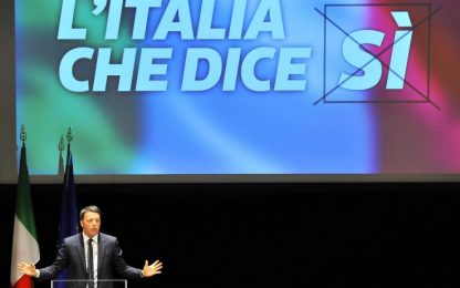 Riforme, Renzi inizia la campagna per il Sì: "Ora la sfida più grande"