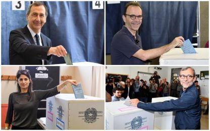 Comunali: ballottaggio Raggi-Giachetti a Roma, Parisi-Sala a Milano