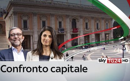 Ballottaggio Roma, il confronto Raggi-Giachetti su Sky TG24