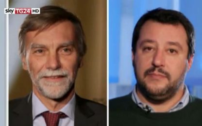 Referendum, il confronto Delrio-Salvini 