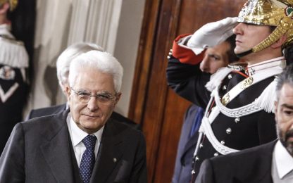 Mattarella: "Governo in tempi brevi, armonizzare leggi elettorali"
