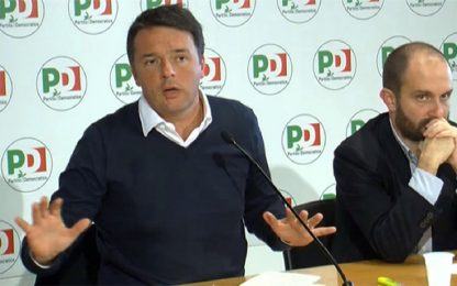 Direzione Pd, Renzi: congresso poi voto. Speranza: serve nuova rotta 