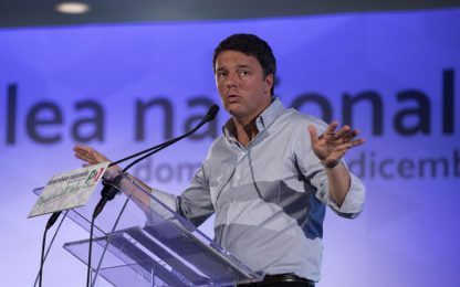 Assemblea Pd, Renzi: referendum straperso. E rilancia il "Mattarellum"