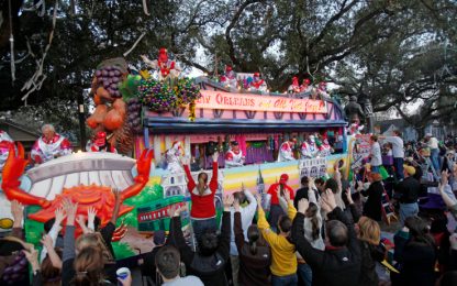 New Orleans impazza nel carnevale