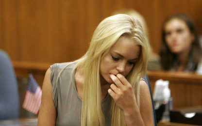 Lindsay Lohan, pena ridotta: in prigione per 14 giorni
