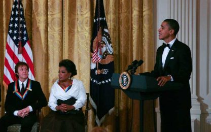 Obama "incorona" il baronetto McCartney alla Casa Bianca