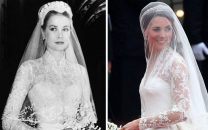 Kate Middleton come Grace Kelly: un abito da principessa