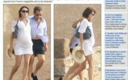 Bruni-Sarkozy: per il Daily Mail Carlà aspetta dei gemelli
