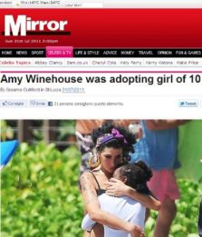 Amy Winehouse voleva adottare una bambina