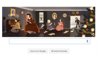 Google, un doodle per Louisa May Alcott, autrice di "Piccole donne"