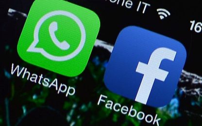 L'Ue accusa Facebook: informazioni false sulla fusione con WhatsApp