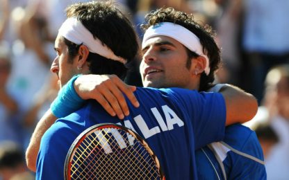 Coppa Davis, ok Italia: nel doppio arriva il primo punto