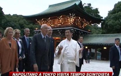 Giappone, Napolitano visita il Paese del Sol Levante