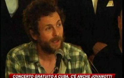 Jovanotti sbarca a Cuba per cantare gratis