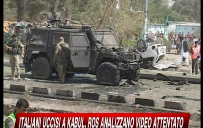 Attentato Kabul, i Ros analizzano video dell'attentato