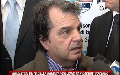 Ipotesi di complotto, Brunetta: "Non mi pento"