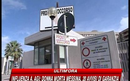 Influenza A, donna morta a Messina: 20 avvisi di garanzia