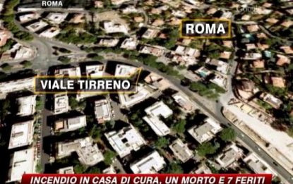Roma, rogo in una casa di cura: morta un'anziana