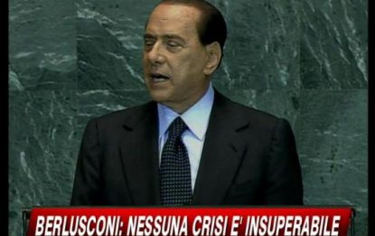Berlusconi: nessuna crisi è insuperabile, ce la faremo
