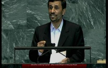 Ahmadinejad: "politiche inumane contro i palestinesi"