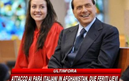 Berlusconi alla festa di laurea della figlia