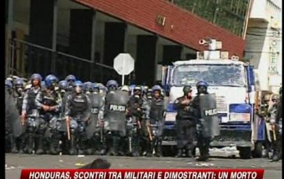 Honduras, scontri tra militari e dimostranti: un morto