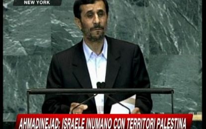 Ahmadinejad attacca Israele. Obama presiede consiglio Onu