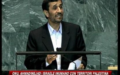Israele, non sorprendono le parole di Ahmadinejad