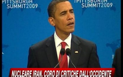 Nucleare, Obama: "E' ora di agire contro l'Iran"