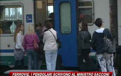 Ferrovie, i pendolari scrivono al ministro Sacconi